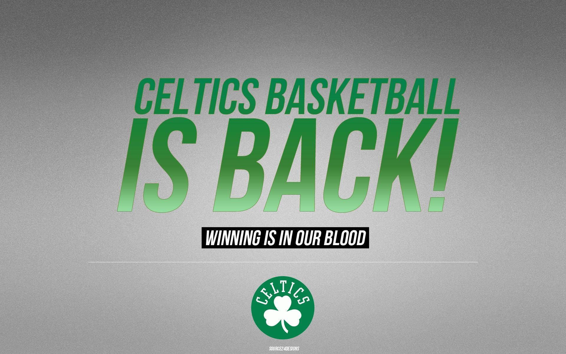 Boston Celtics Is Back Wallpaper