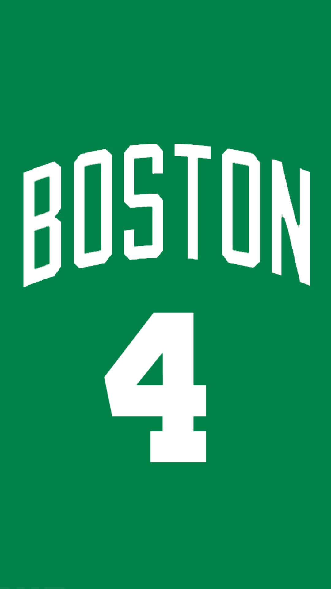 Boston Celtics Jersey Number4 Wallpaper