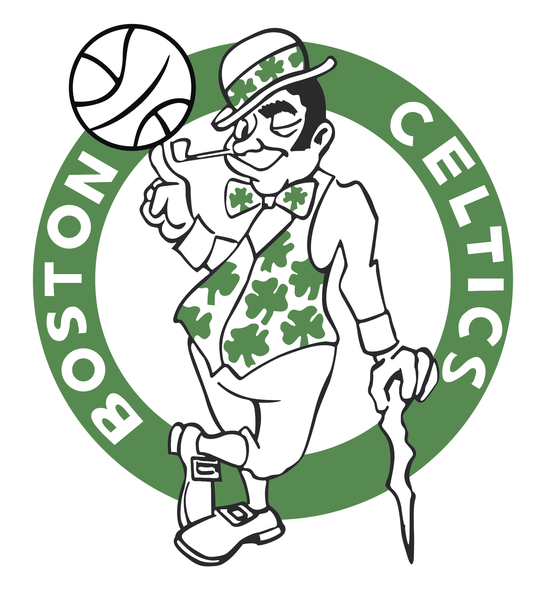 Boston Celtics Logo Illustration PNG