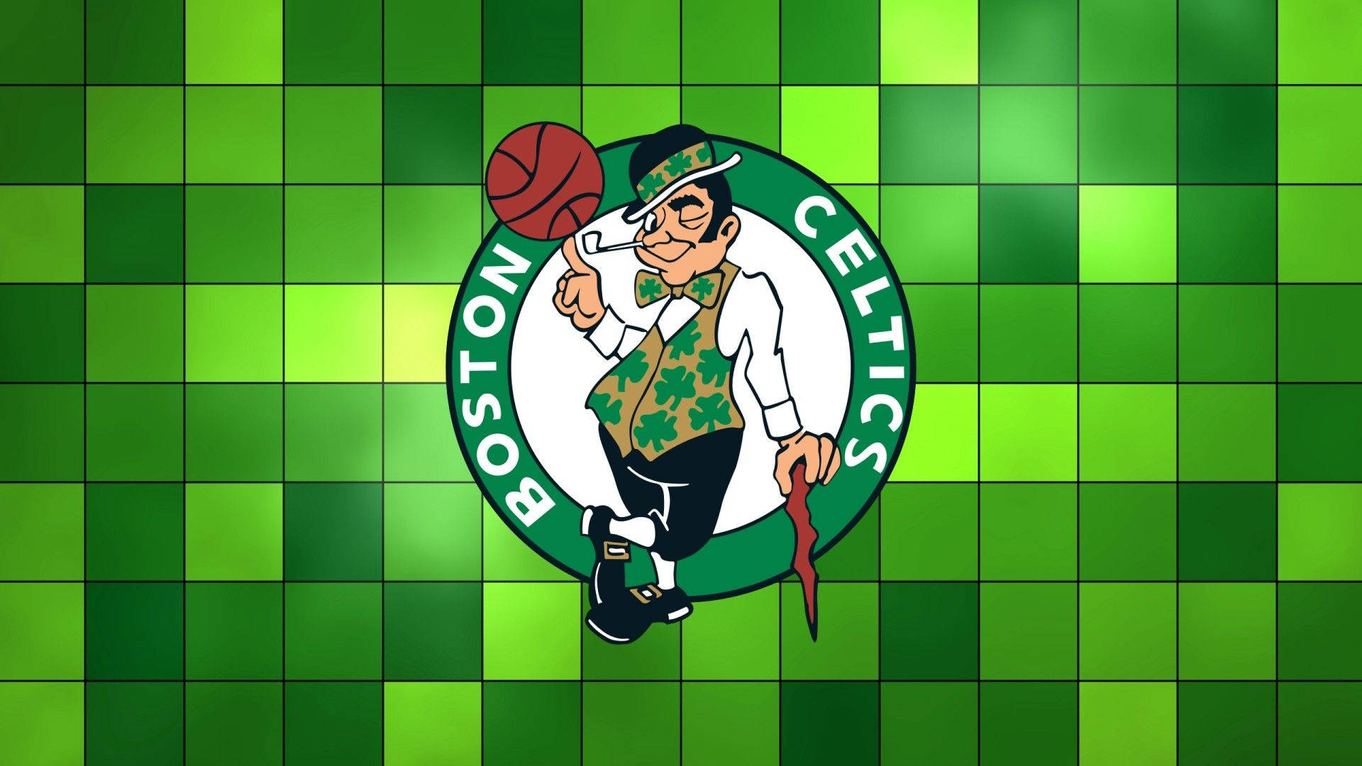 Logo Dei Boston Celtics Così Verde Sfondo