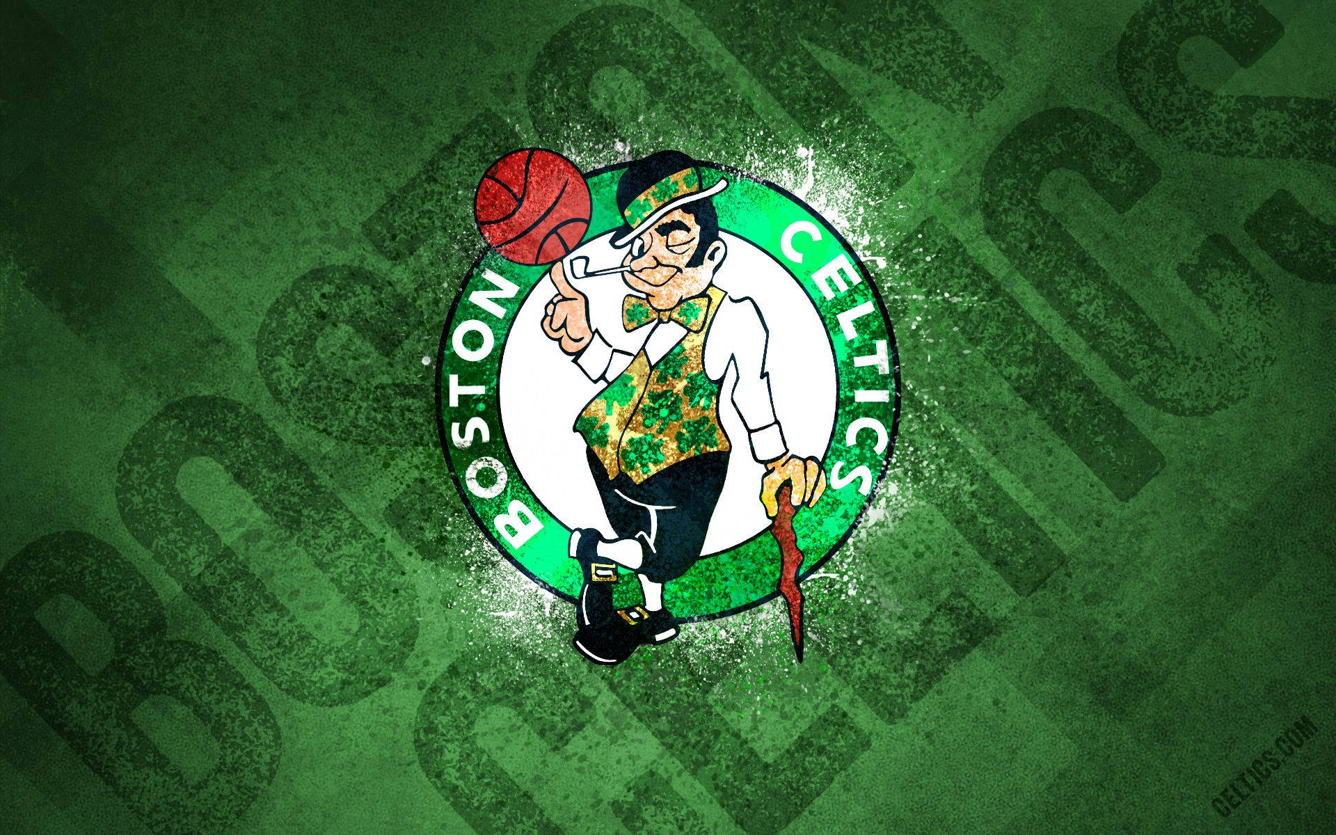 Logo Della Squadra Dei Boston Celtics Sfondo
