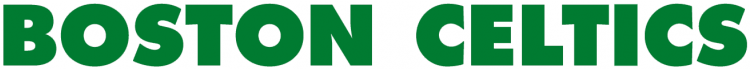 Boston Celtics Text Logo PNG