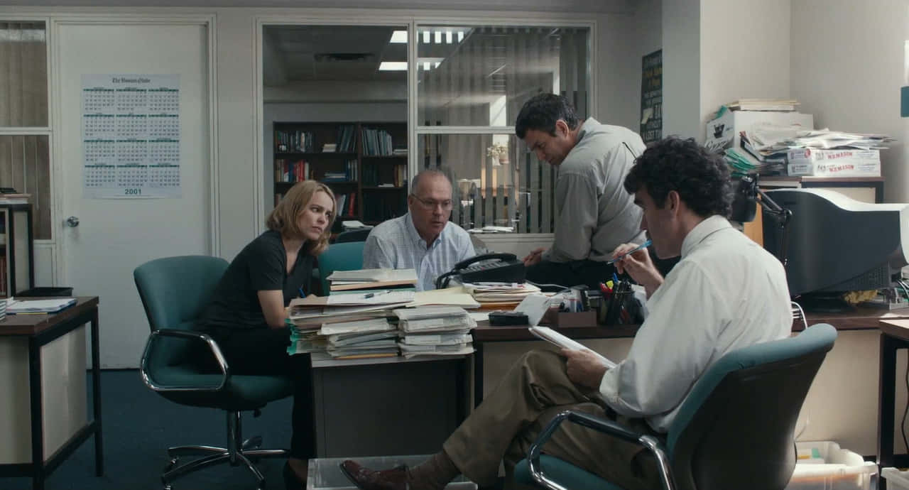 Boston Globe Investigation Team In Spotlight Movie Wallpaper