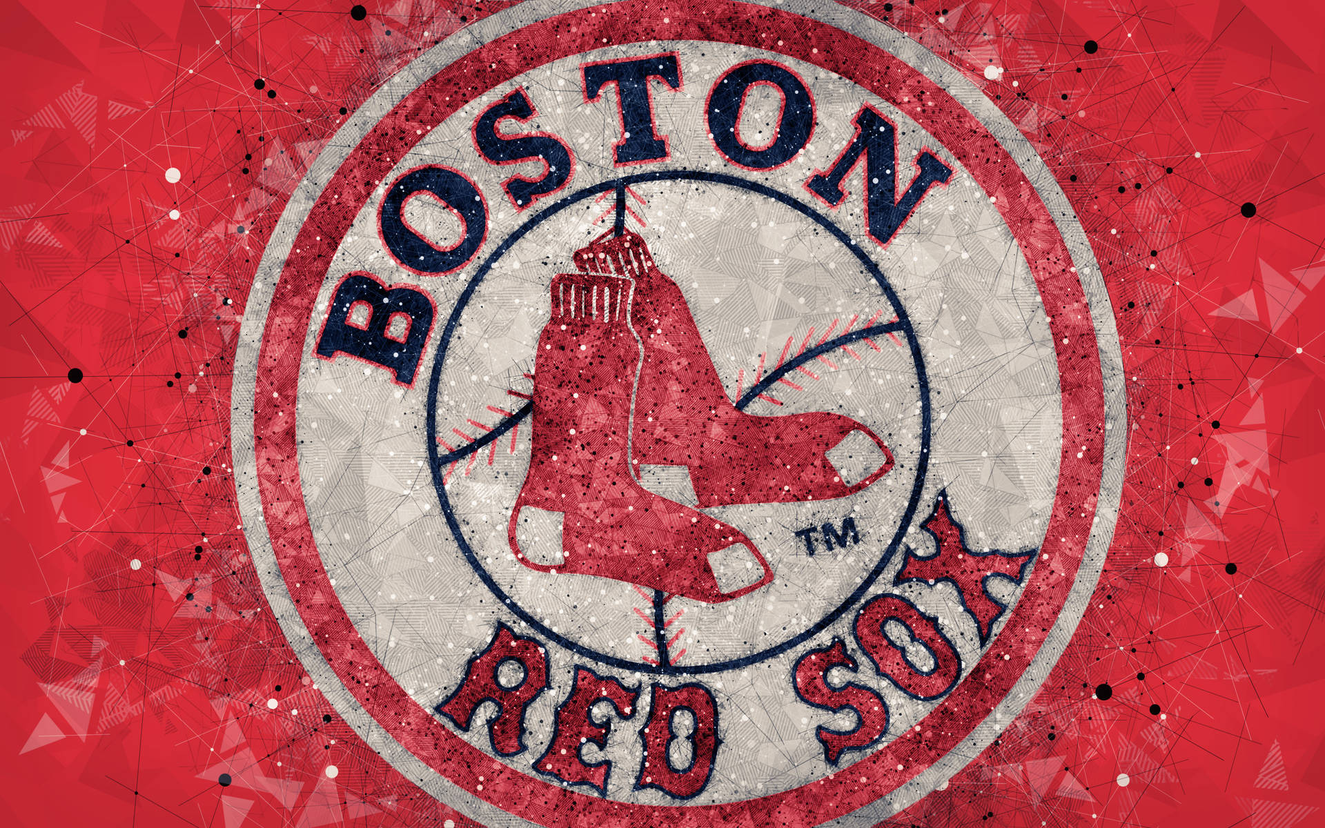 Boston Red Sox Baseball Logo Wallpaper