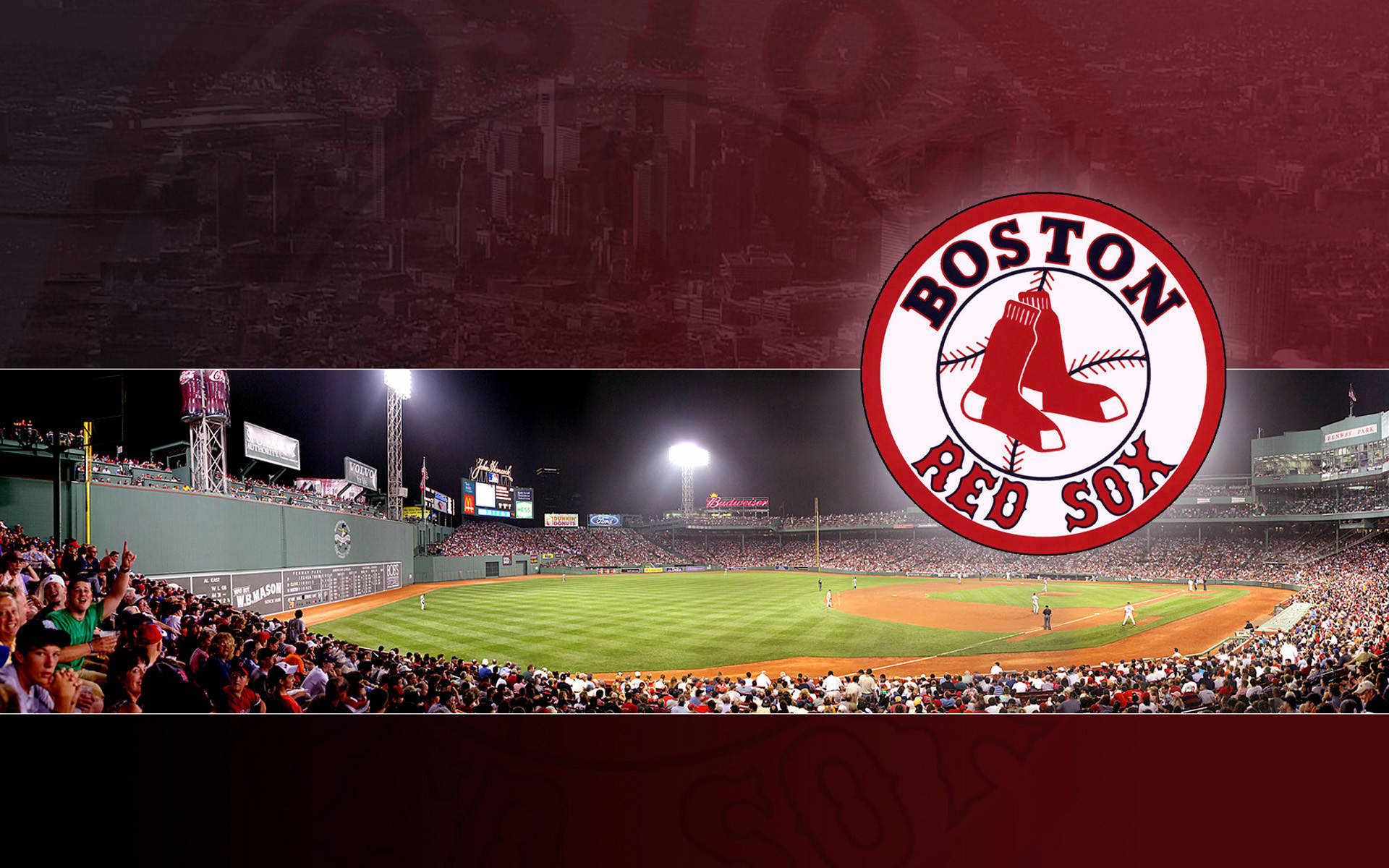 Boston Red Sox Baseball Poster Wallpaper