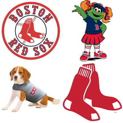 Boston Red Sox Mascotand Logo PNG