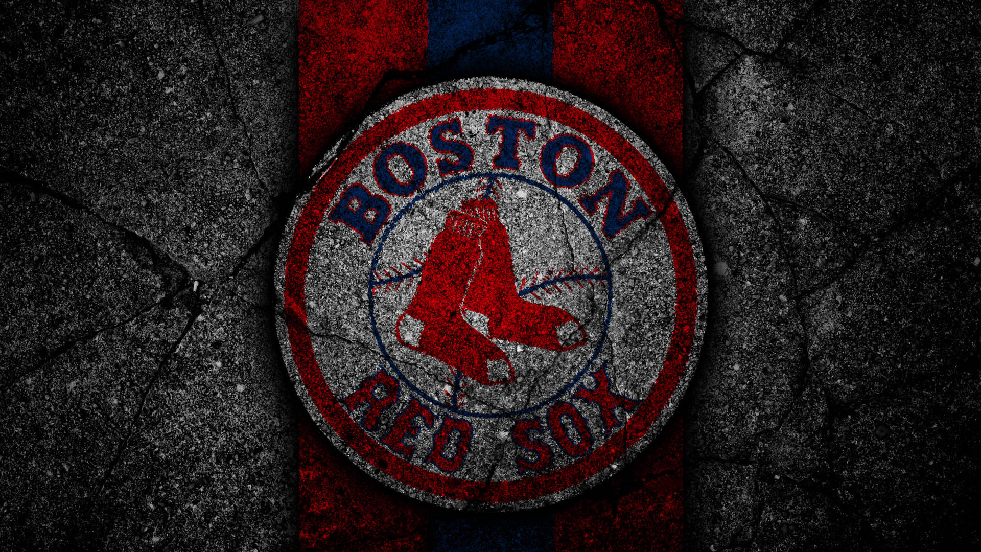 Boston Red Sox On Stone Wallpaper