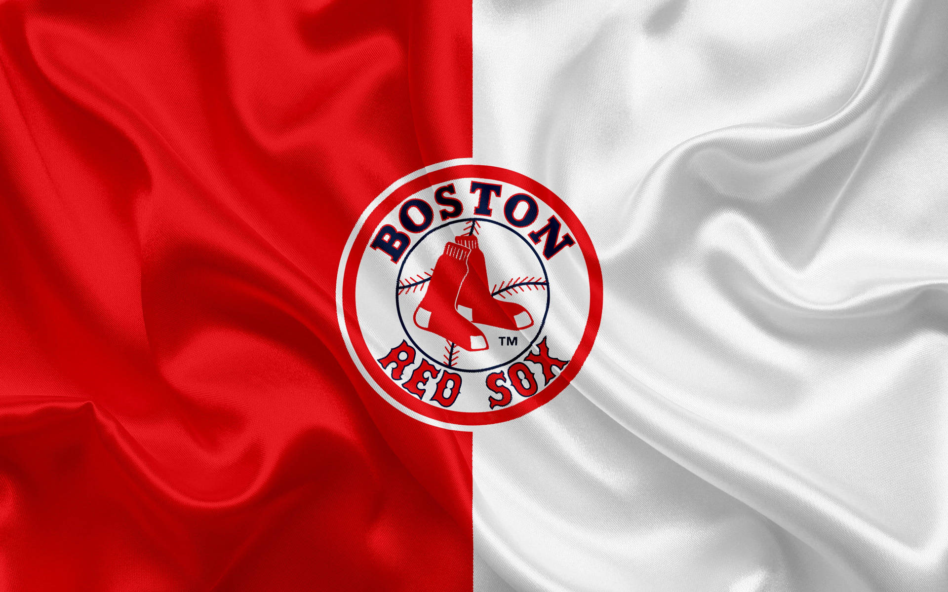 Boston Red Sox Silk Cloth Wallpaper