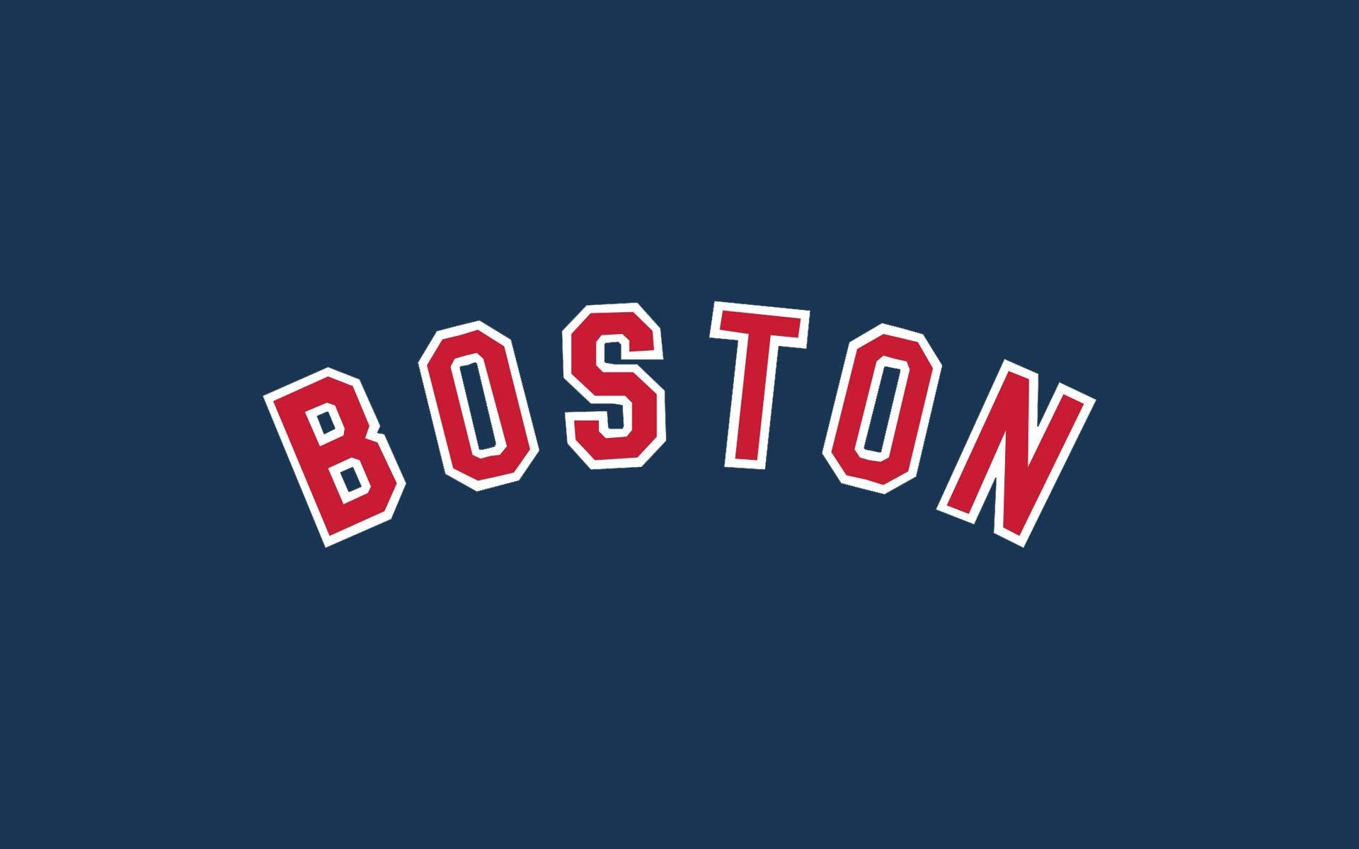 Boston Red Sox-tekst Wallpaper