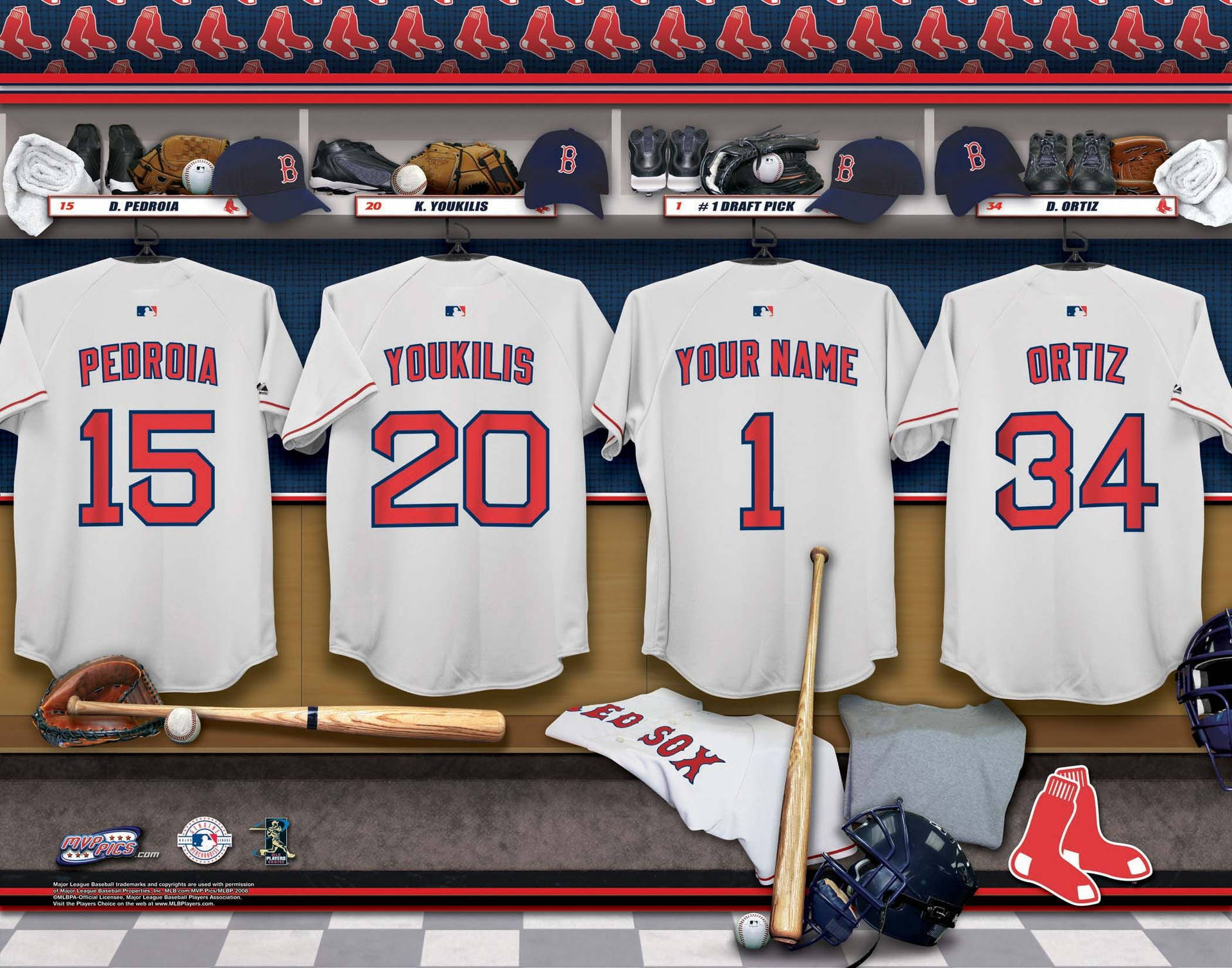 Boston Red Sox Various Sportswear Wallpaper