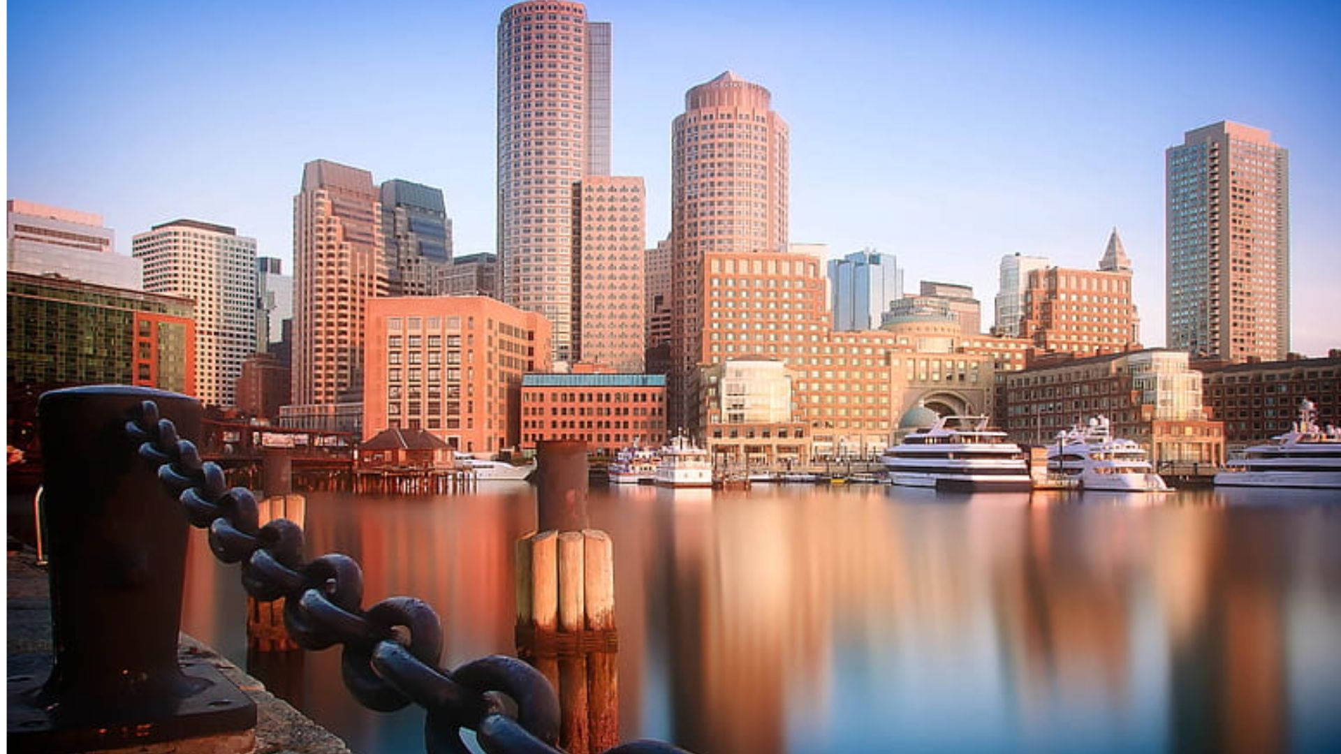 Boston Skyline Massachusetts