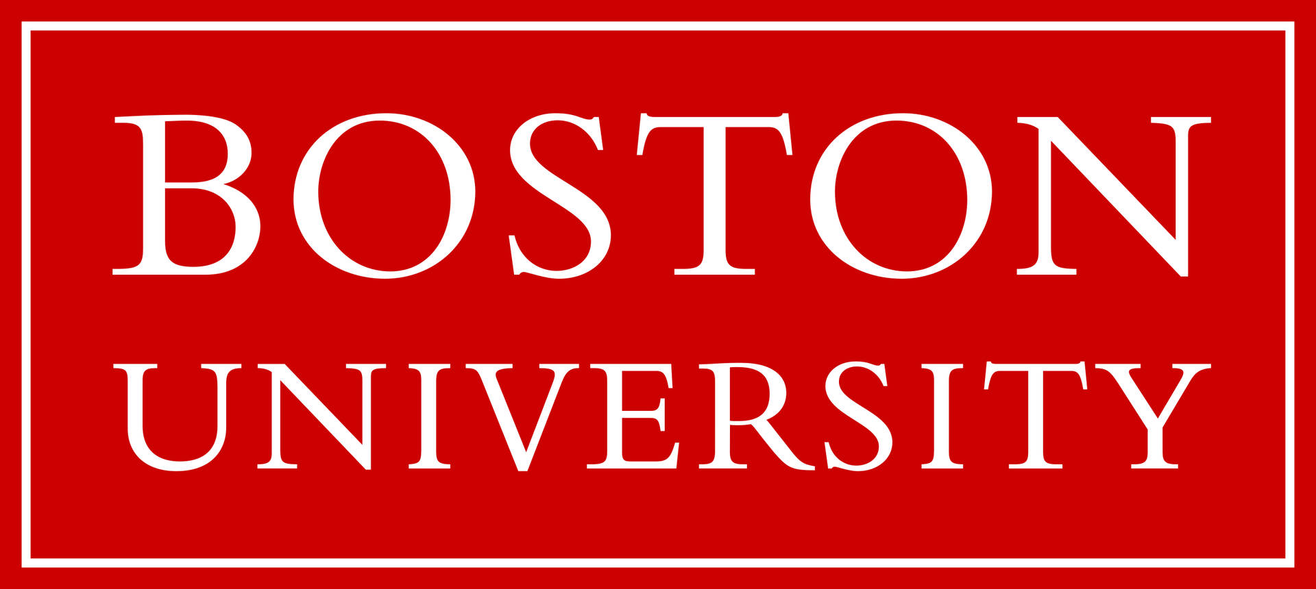 Boston University Simple Logo Wallpaper