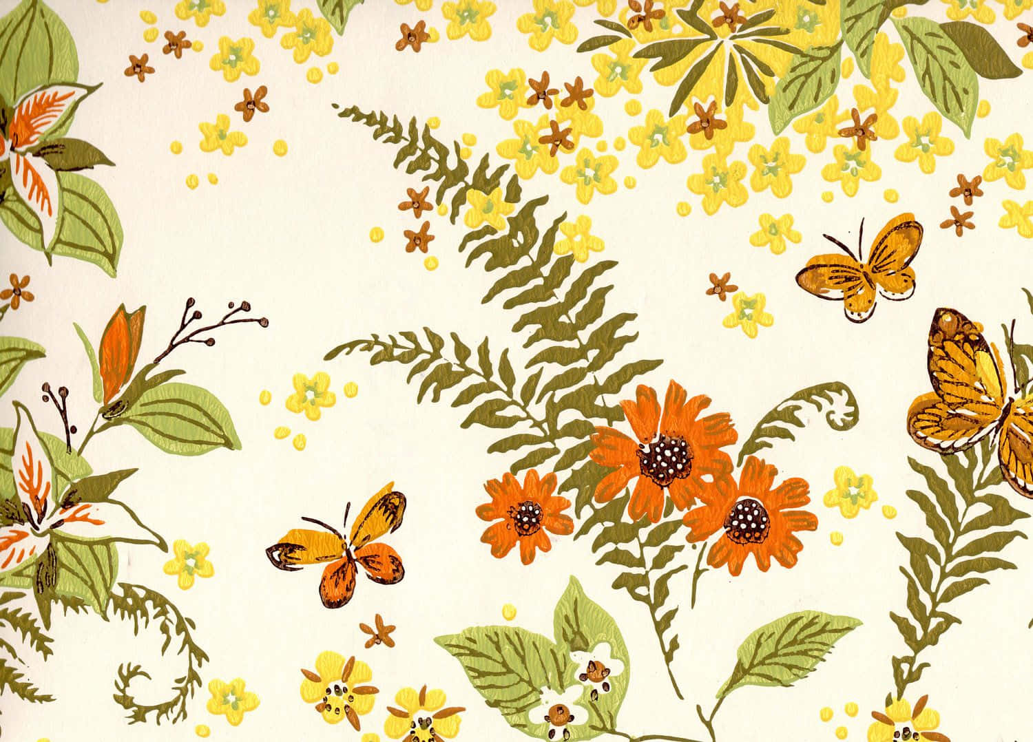 "A lush botanical garden in full bloom" Wallpaper