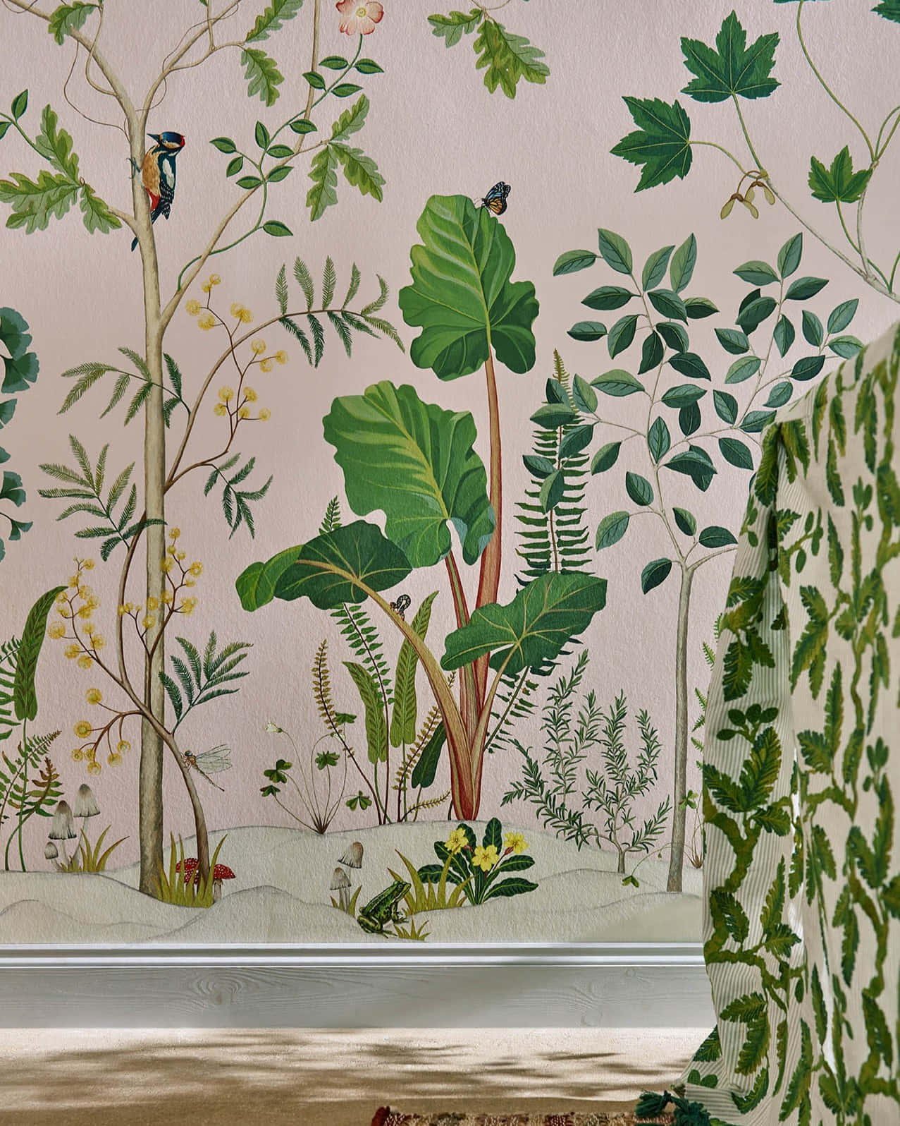 Botanical Wallpaper Design Wallpaper