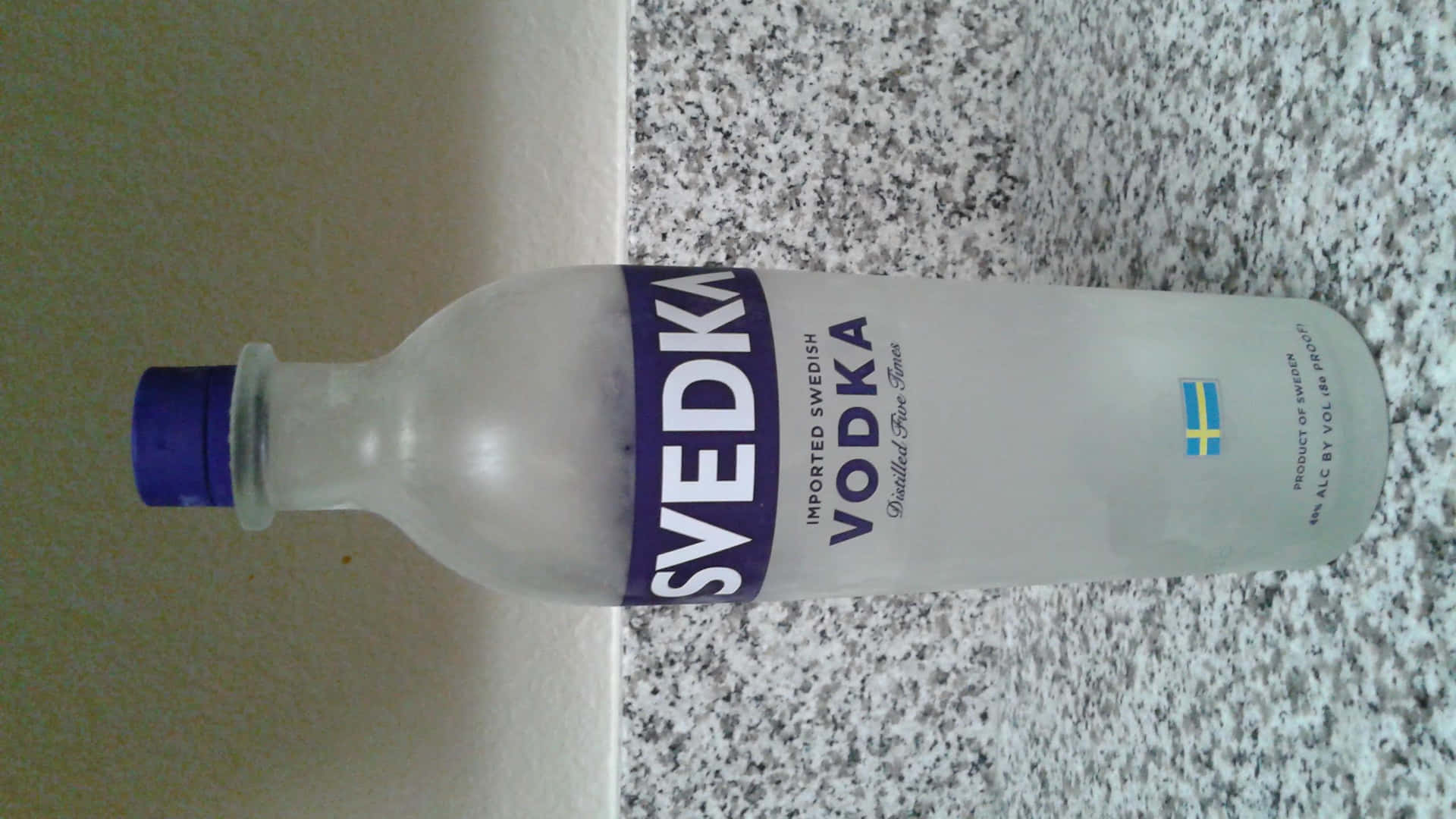 Bottle Of Svedka Vodka Alcoholic Drink Wallpaper