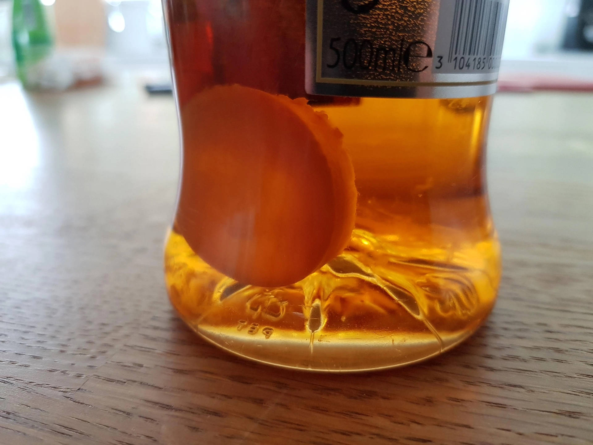 Bottom Most Of An Apple Cider Vinegar Background