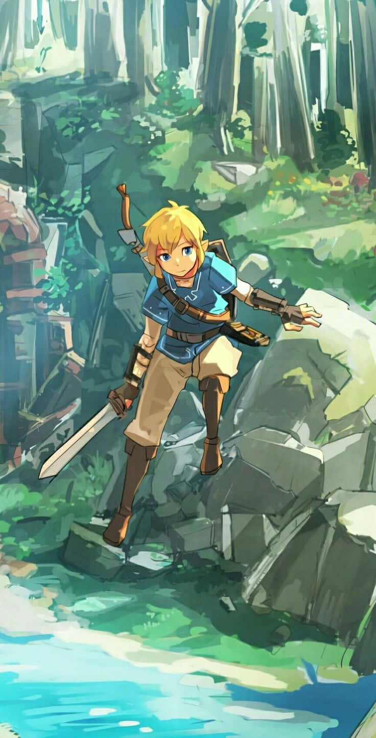The Hero of Hyrule on a new adventure in BOTW