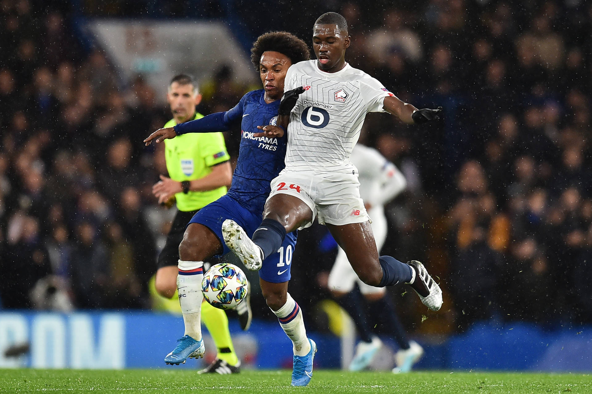 Boubakary Soumare In Actie Achtergrond