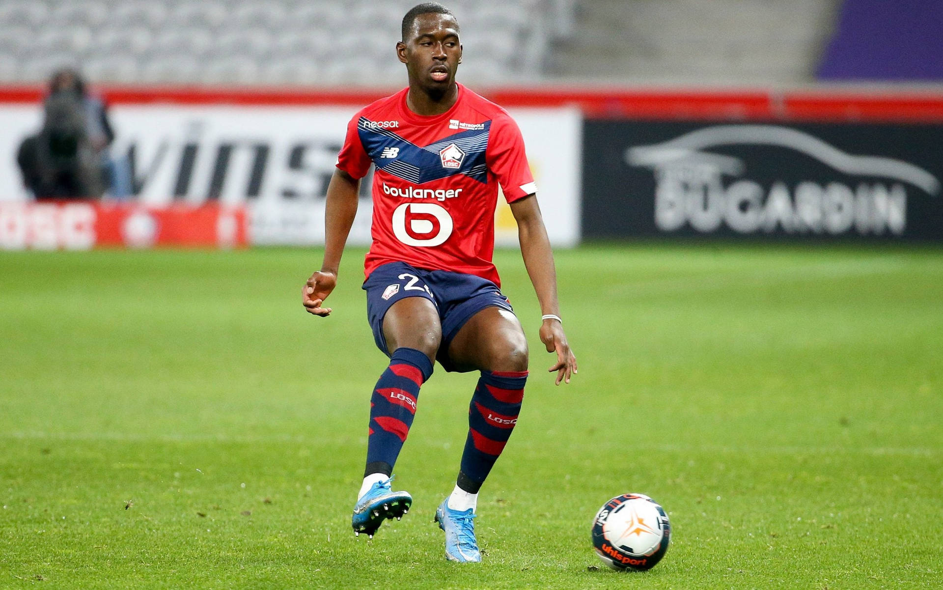 Boubakary Soumare In Actie Achtergrond