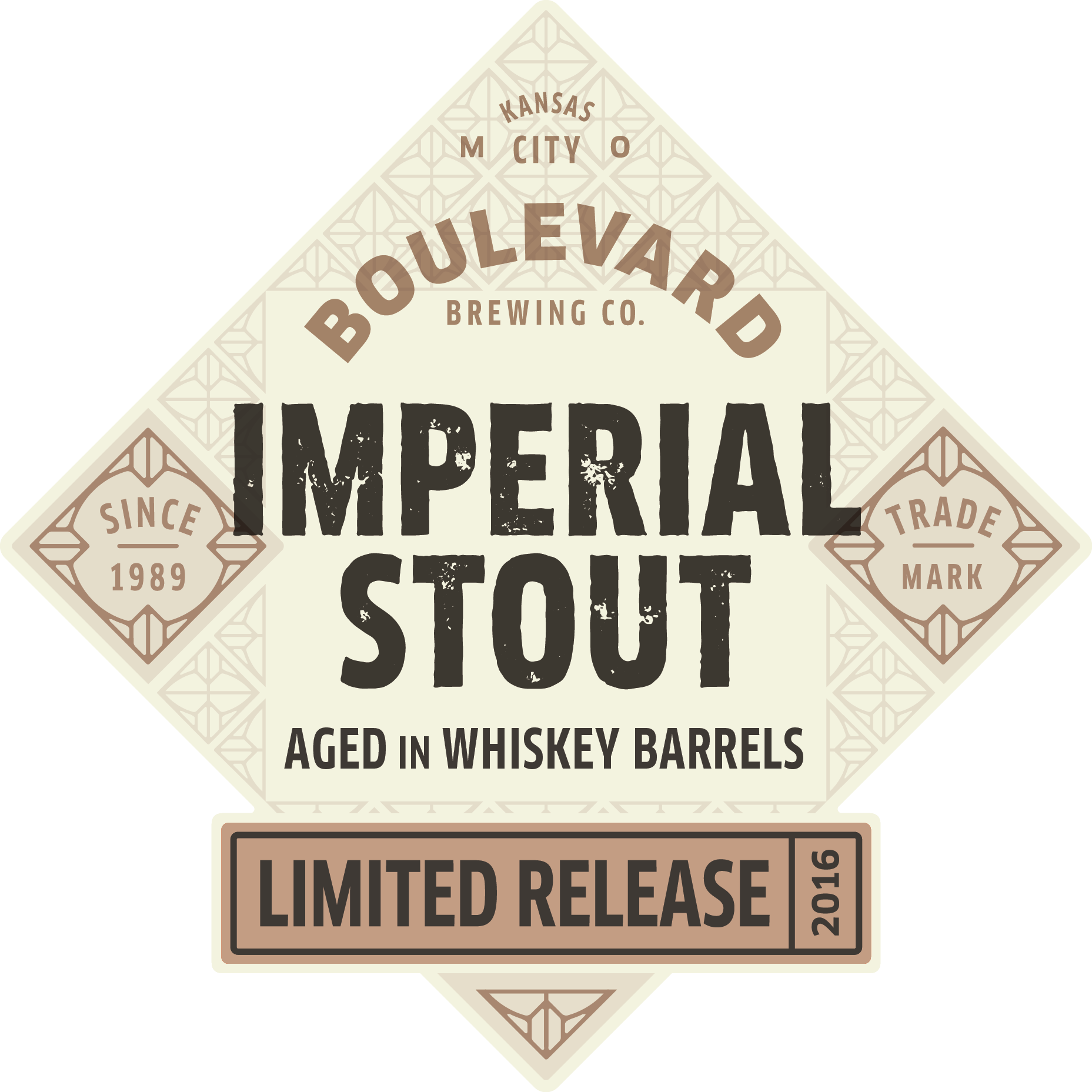 Boulevard Imperial Stout Whiskey Barrel Aged Limited Release2016 PNG