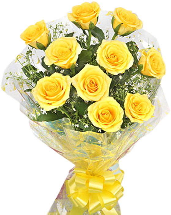 Bouquetof Yellow Roses PNG