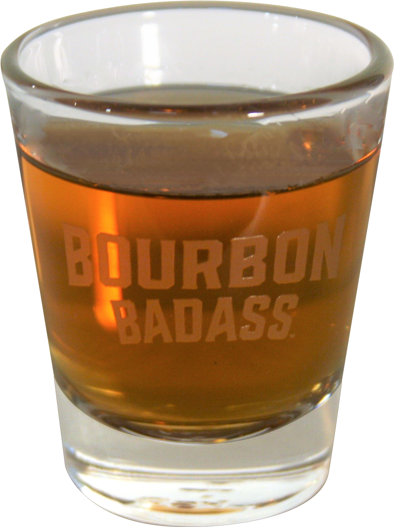 Bourbon Badass Glass PNG