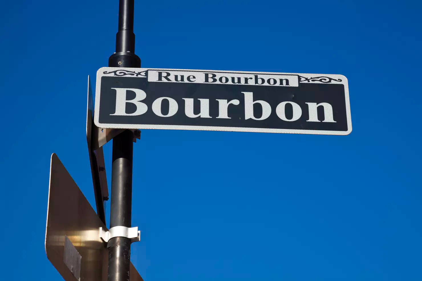 Bourbon New Orleans Street Sign Wallpaper