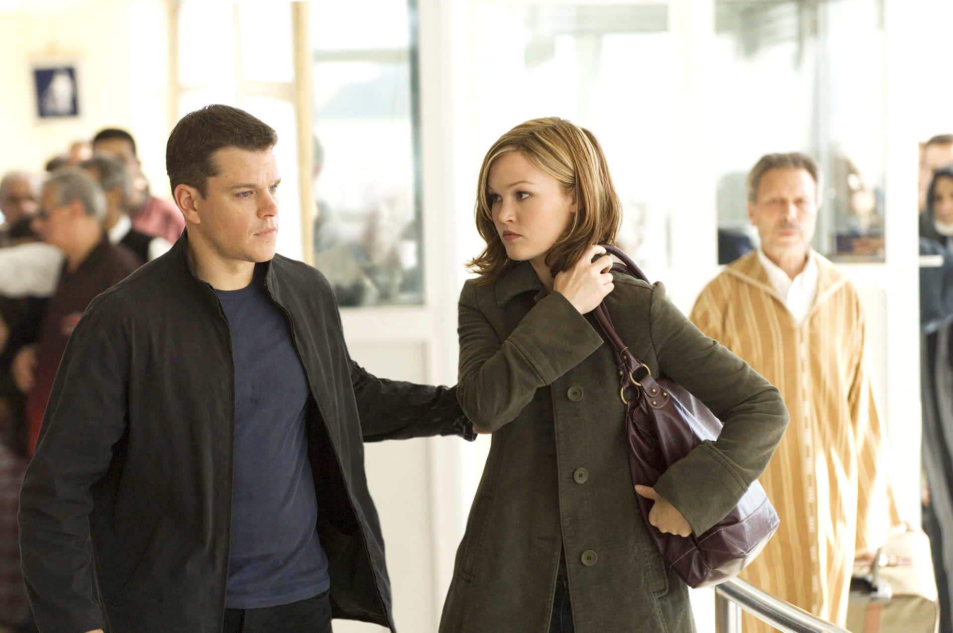 Bourne Series Airport Scene Wallpaper