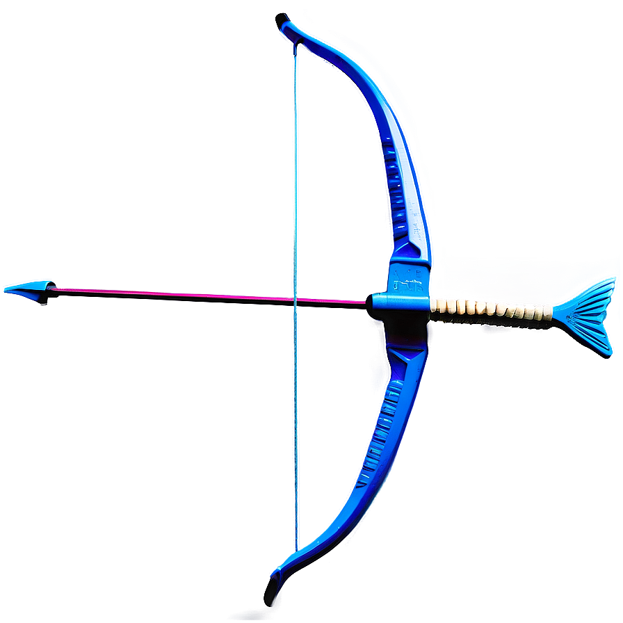 Bow And Arrow On White Background Png 05252024 PNG