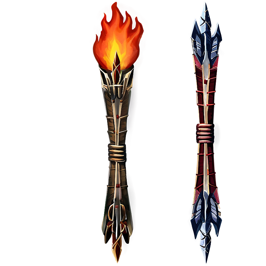 Bow And Flaming Arrow Png Eju PNG