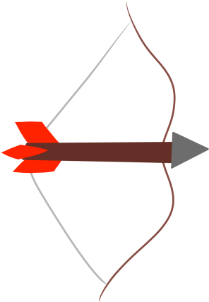 Bowand Arrow Graphic PNG