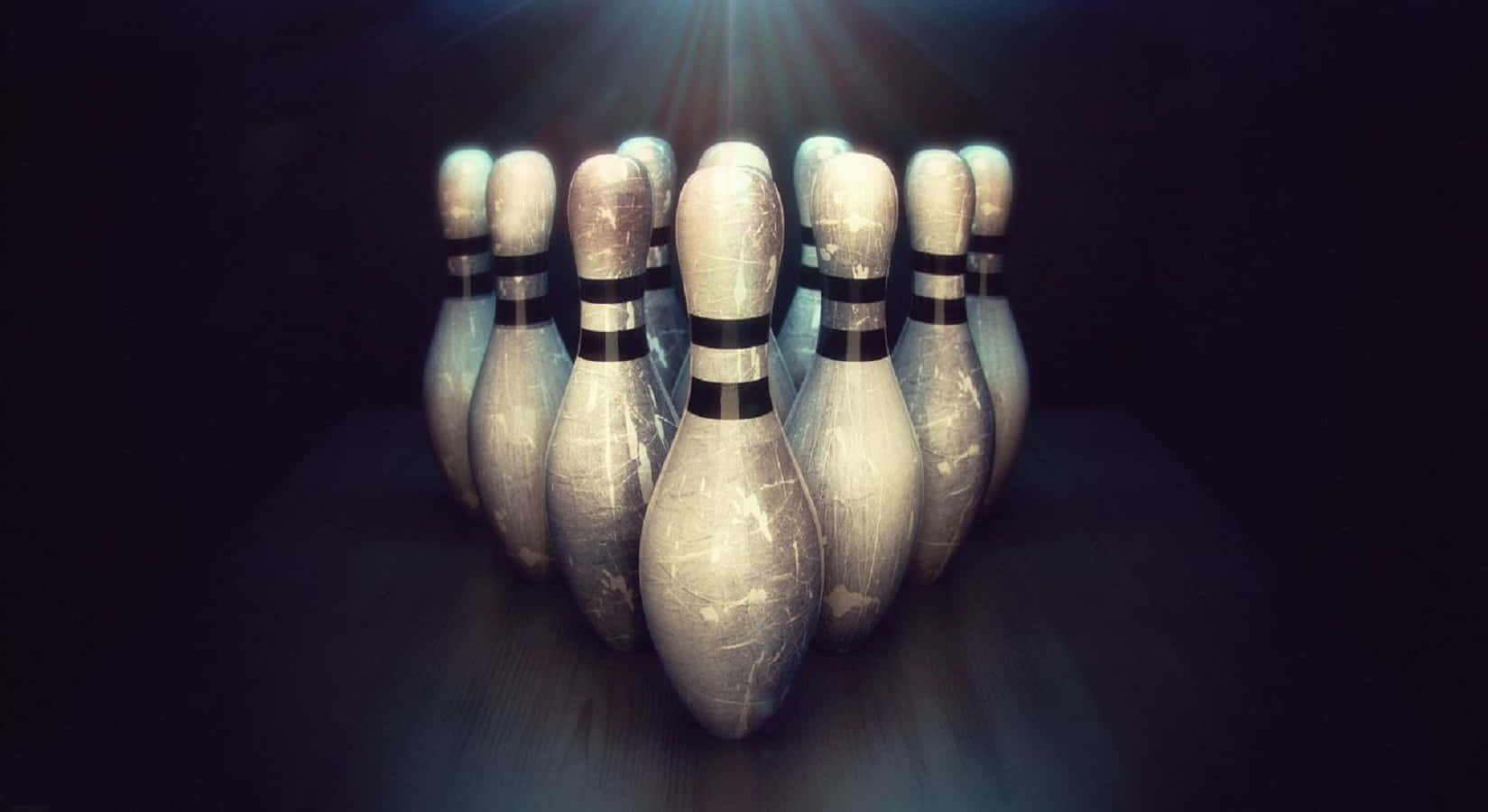 Bowling Pins In The Dark