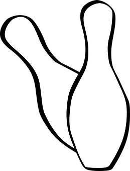 Download Bowling Pins Silhouette Graphic | Wallpapers.com