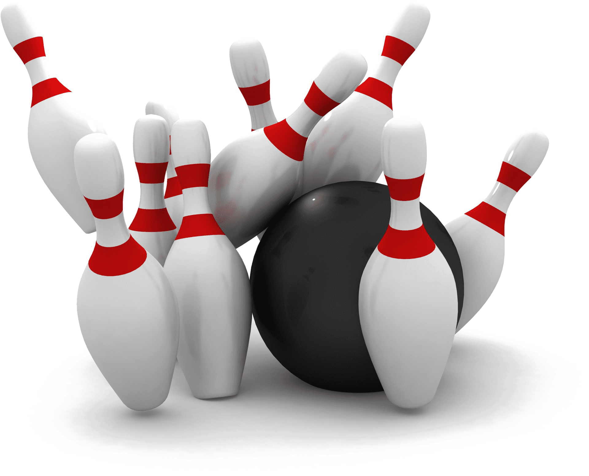 Bowling Strike Impact PNG