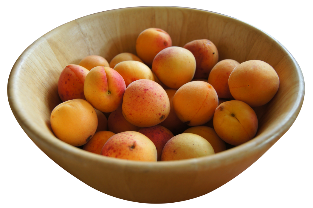 Bowlof Fresh Apricots PNG