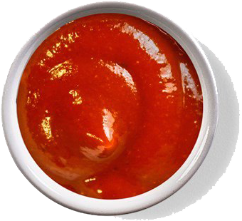 Bowlof Ketchup Top View PNG