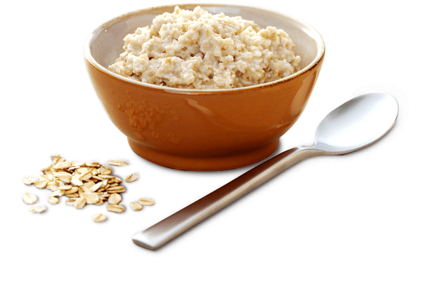 Bowlof Oatmealwith Spoonand Oats PNG