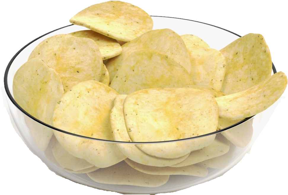 Bowlof Potato Chips PNG