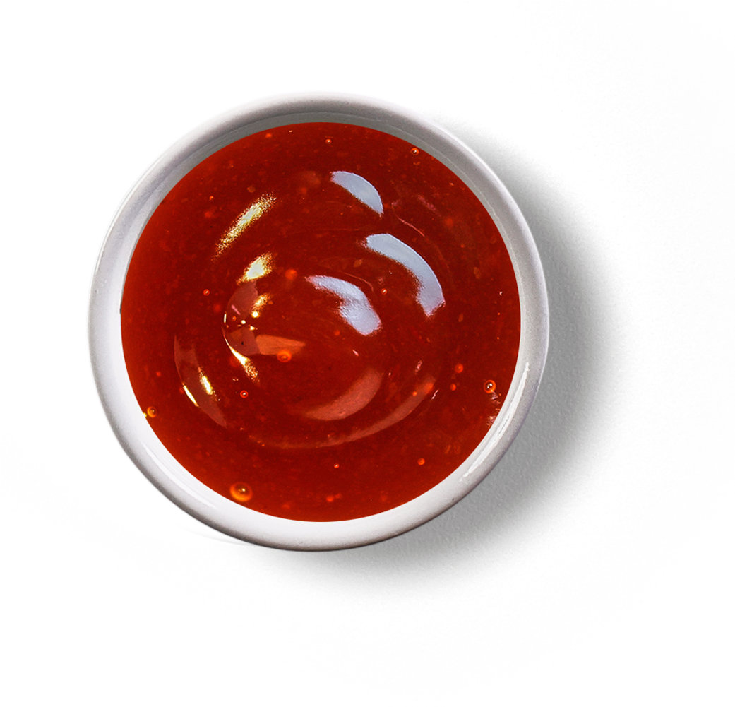 Bowlof Red Sauce Top View PNG