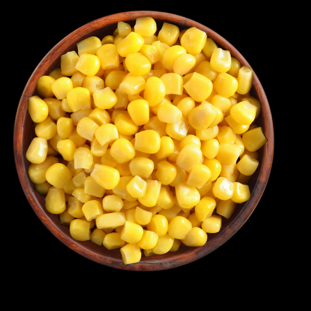 Bowlof Sweet Corn Kernels PNG
