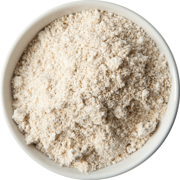 Bowlof White Flour Top View PNG