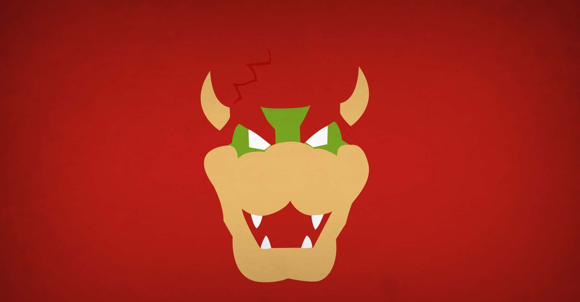 The Mighty Bowser Roars in the Dark Wallpaper