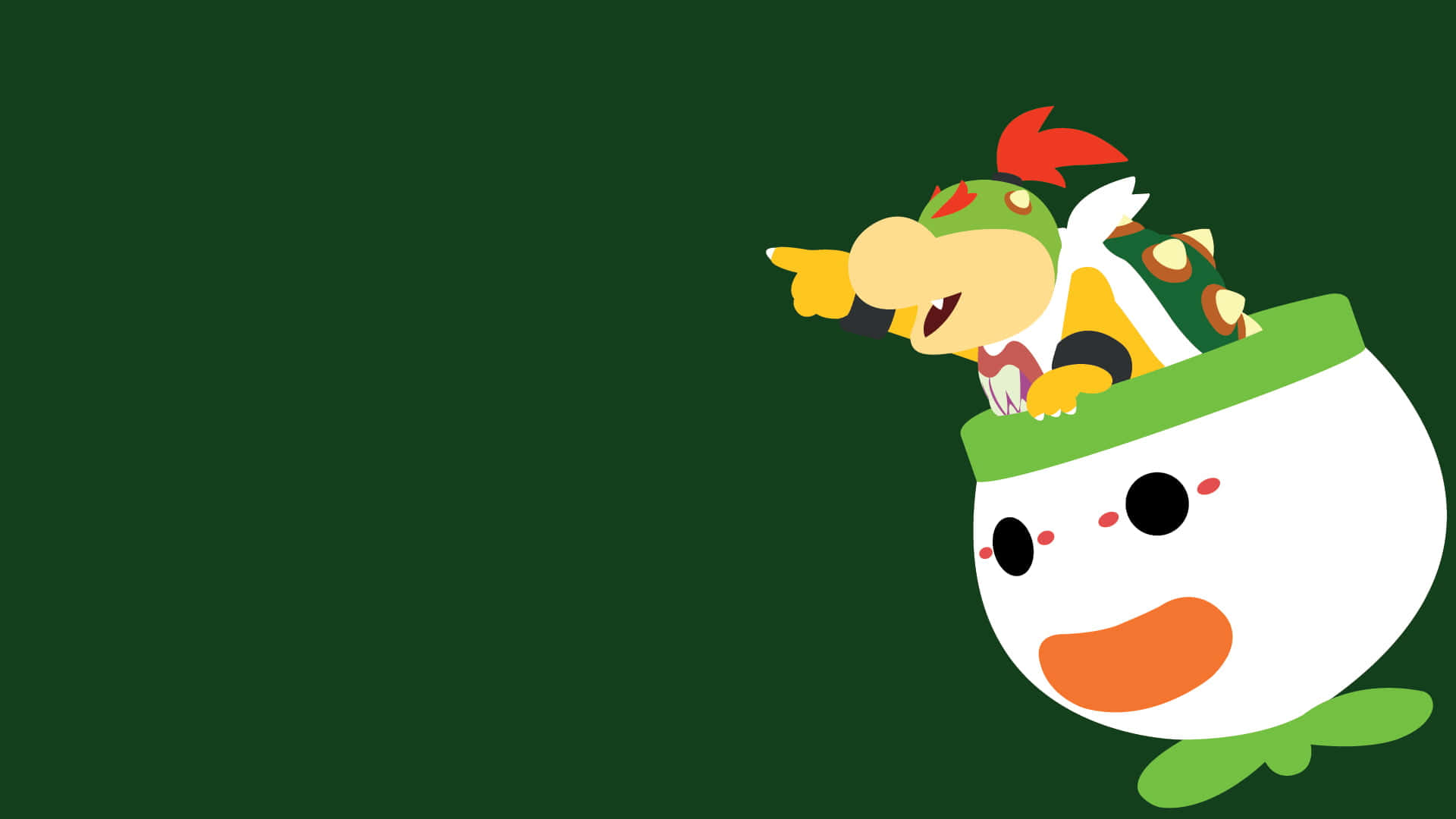 Bowser Jr. in action - The young prince of Koopas Wallpaper