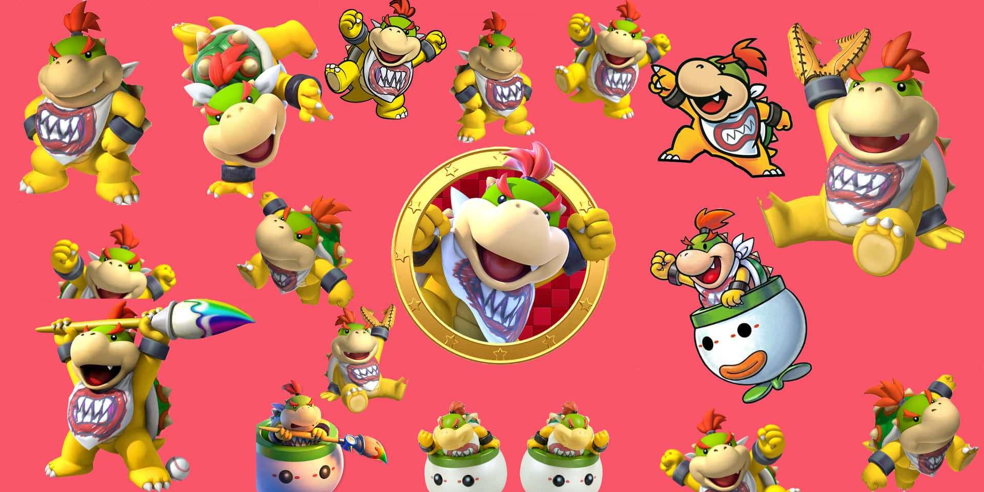 Bowser Jr. in Action - 2880 x 1440 Wallpapers Wallpaper