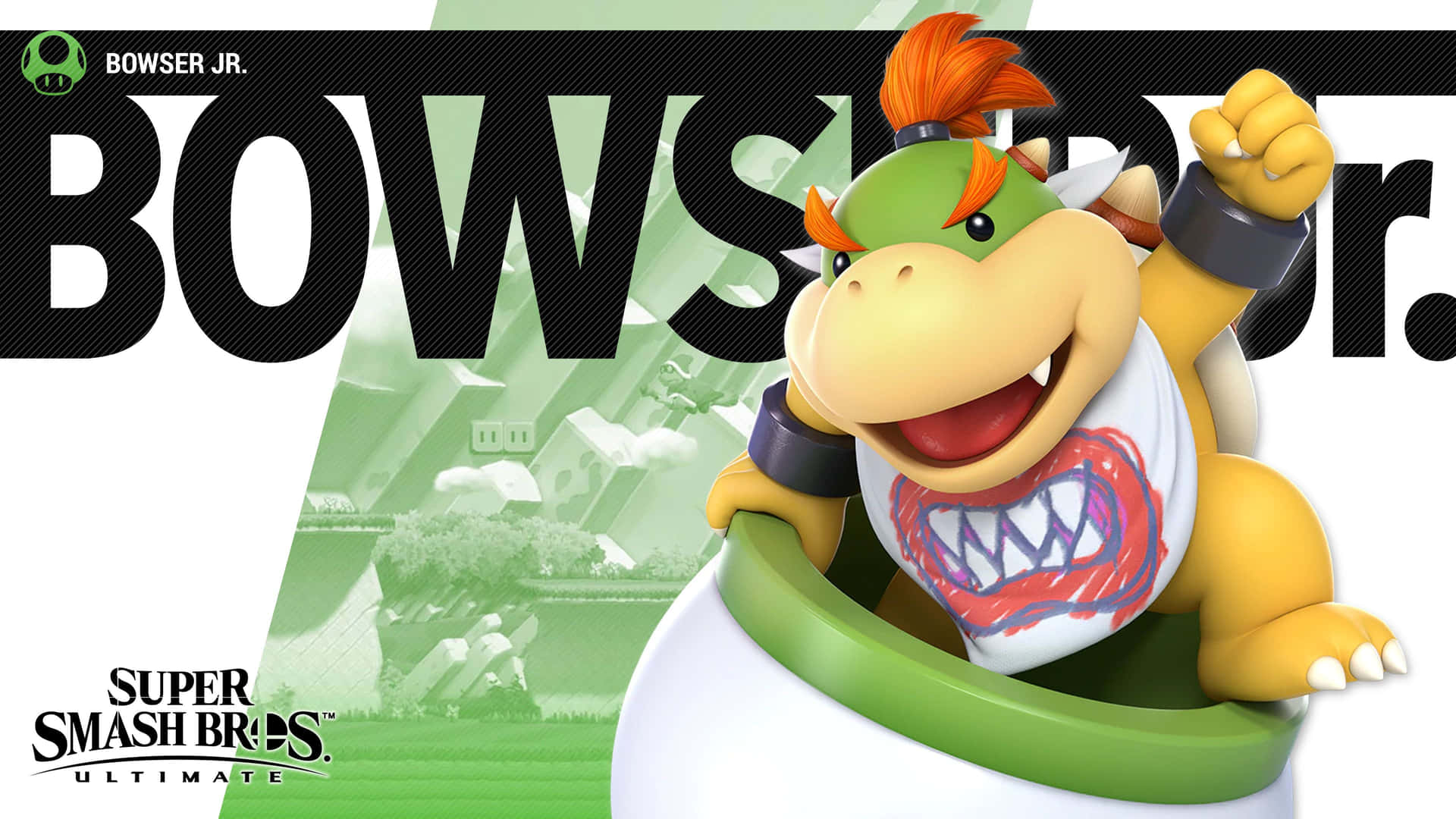Bowser Jr., the Spunky Heir to the Koopa Throne Wallpaper