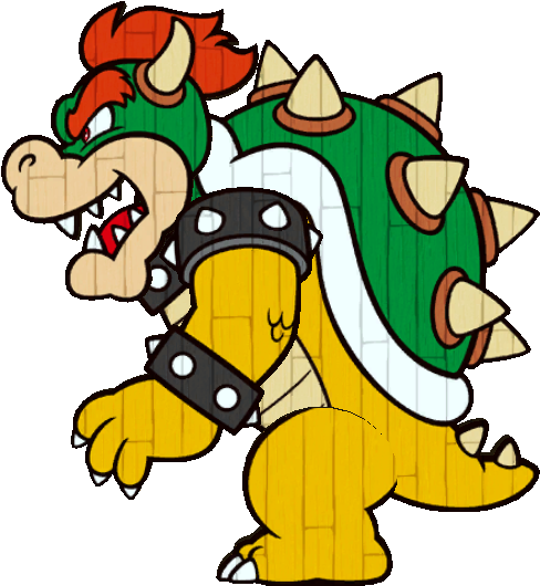 Bowser Nintendo Character Art PNG