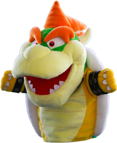 Bowser Plush Toy PNG