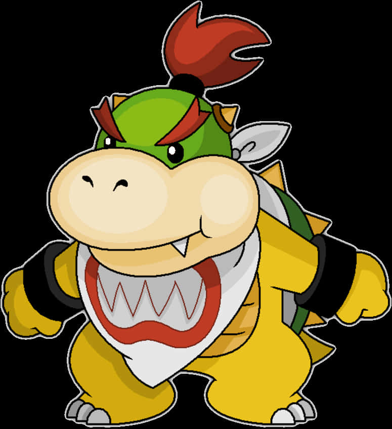 Download Bowser_ Jr_ Illustration | Wallpapers.com