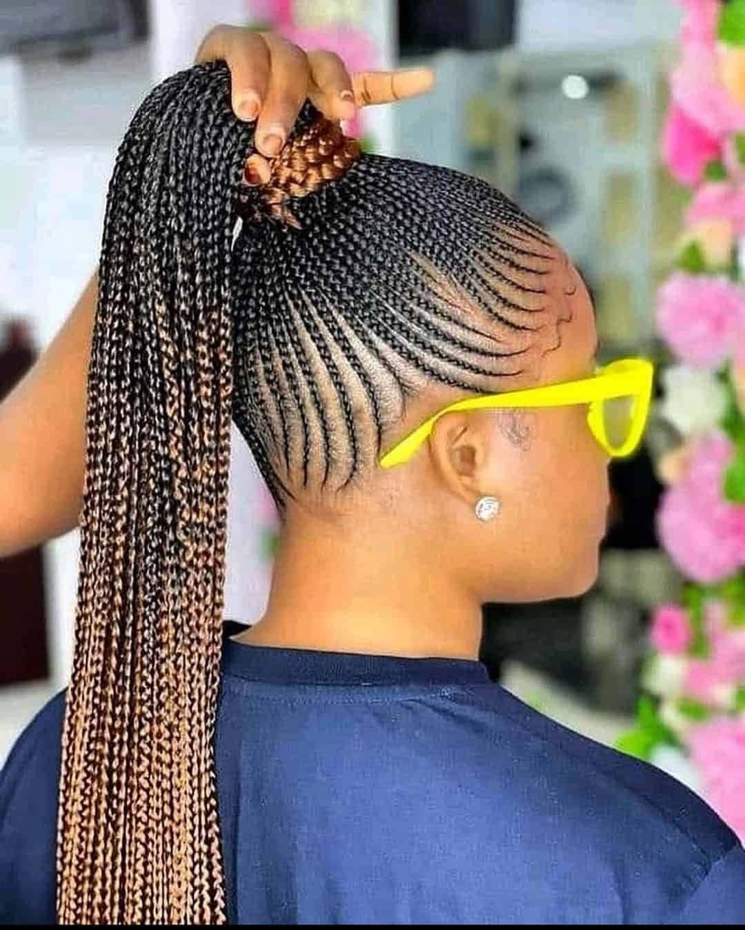 Trendsetting Box Braids Hairstyle 2021.