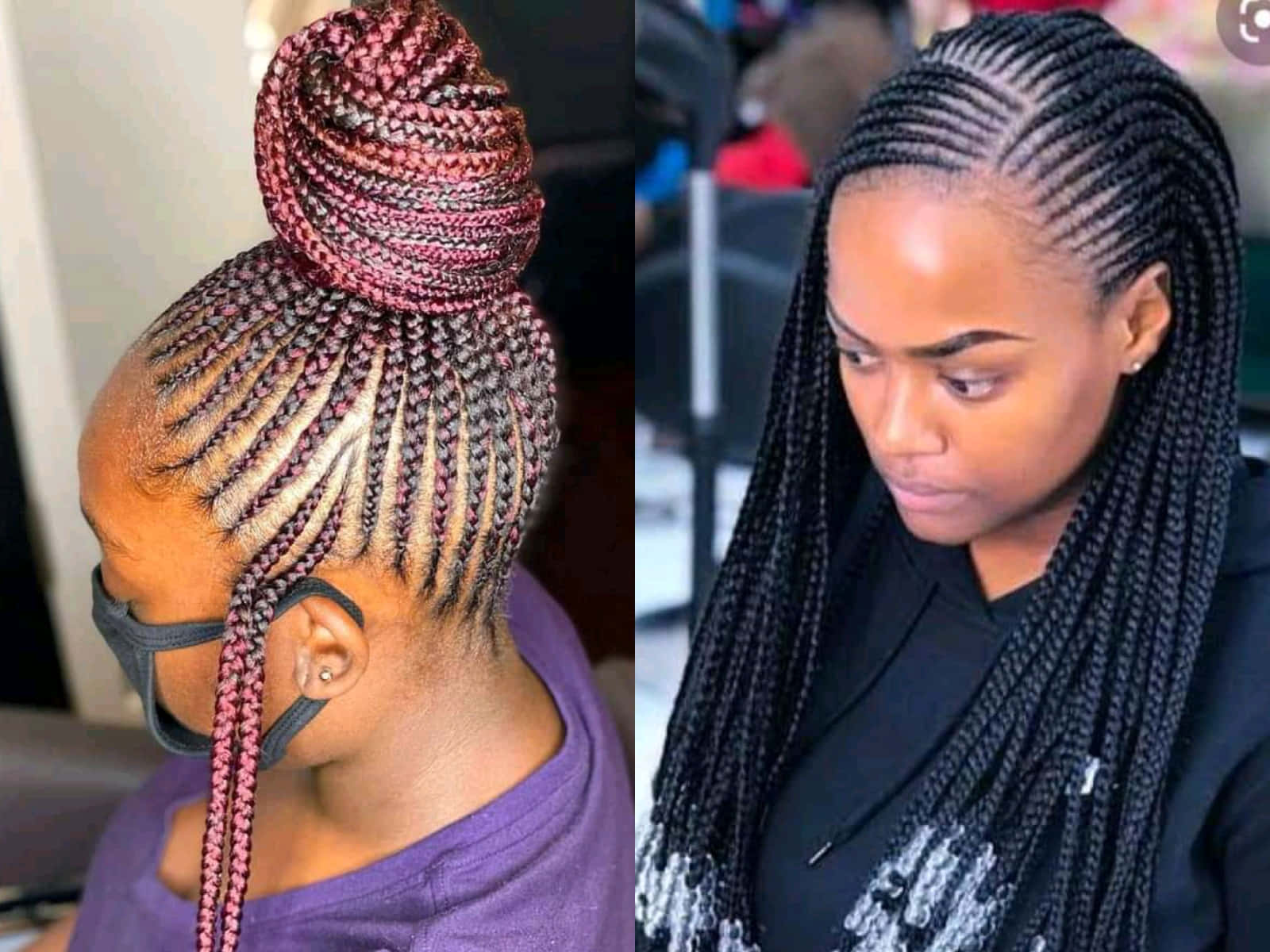 A Woman With Braids And A Woman With Braids